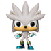 Figurine Funko POP Sonic 30e Anniversaire Silver the Hedgehog en vinyle de 9cm dans sa boîte vitrine transparente