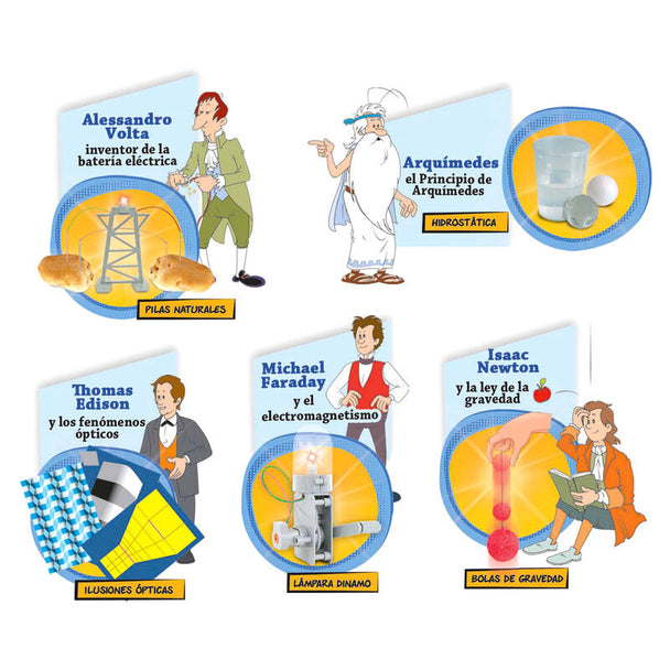 Kit scientifique EDUCA BORRAS avec lampe dynamo à assembler et accessoires pour expériences