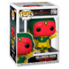 Vue de face de la figurine Funko POP Vision édition Halloween avec détails colorés et boîte transparente