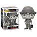 Vue rapprochée de la figurine Funko POP Vision avec détails du visage et costume inspirés de WandaVision.