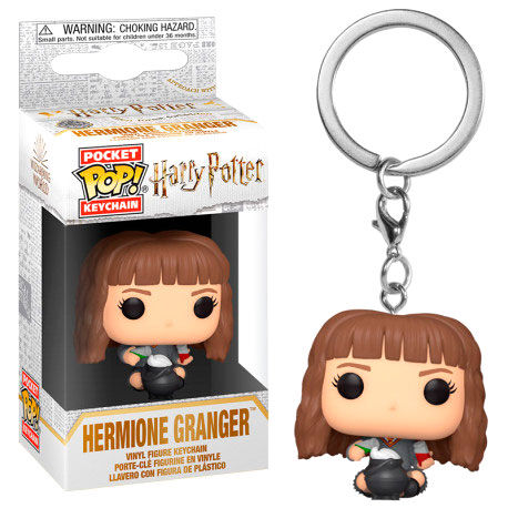 Porte-clés Funko Pocket POP Hermione Granger en tenue de sorcière avec ses potions magiques
