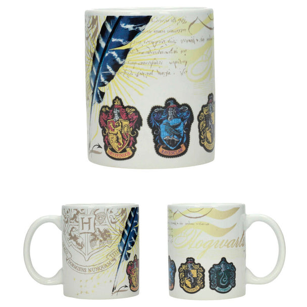 Mug Harry Potter Poudlard présenté dans sa boîte en plastique transparent avec logo SD TOYS visible