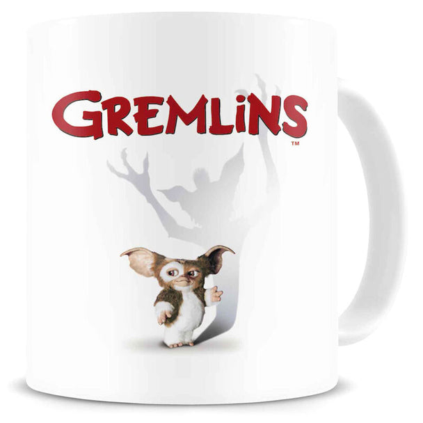 Mug Gremlins Gizmo SD TOYS avec illustration colorée du personnage Gizmo sur fond blanc, parfait pour les fans du film.