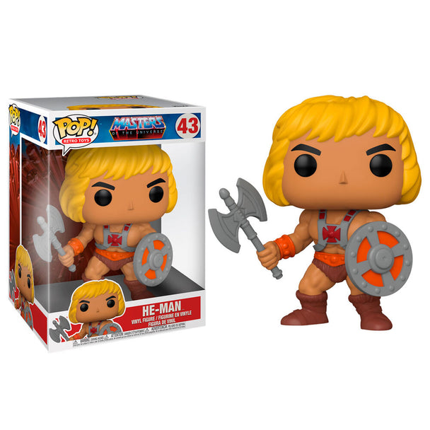 Figurine Funko POP He-Man 25cm en vinyle avec détails précis et couleurs vives