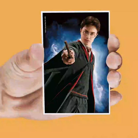 Magnet lenticulaire Harry Potter avec l’image animée de la maison Gryffondor