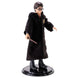 Figurine malléable Harry Potter avec baguette, posée en position dynamique montrant sa flexibilité