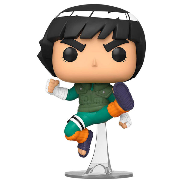 Boîte vitrée de la figurine Funko POP Naruto Rock Lee, packaging collector