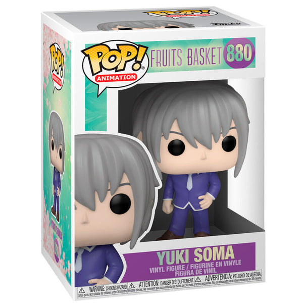 Figurine Funko POP Yuki Soma Fruits Basket en vinyle de 9 cm dans sa boîte fenêtre collector