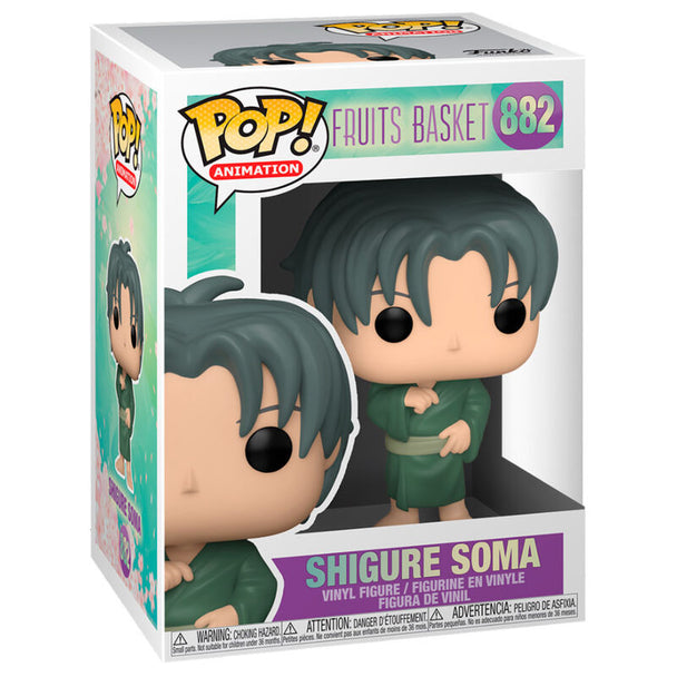 Figurine Funko POP Shigure Soma Fruits Basket en vinyle de 9 cm dans sa boîte vitrine transparente