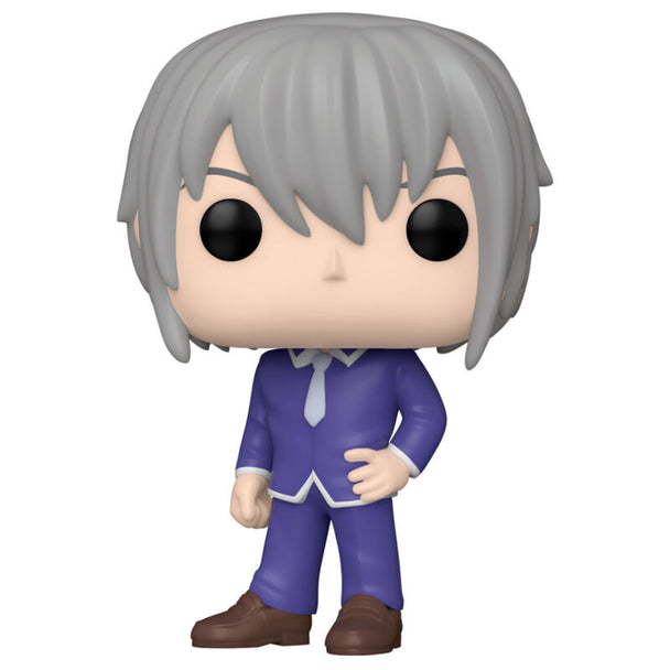 Vue de face de la figurine Yuki Soma Fruits Basket Funko POP avec détails colorés et expression fidèle