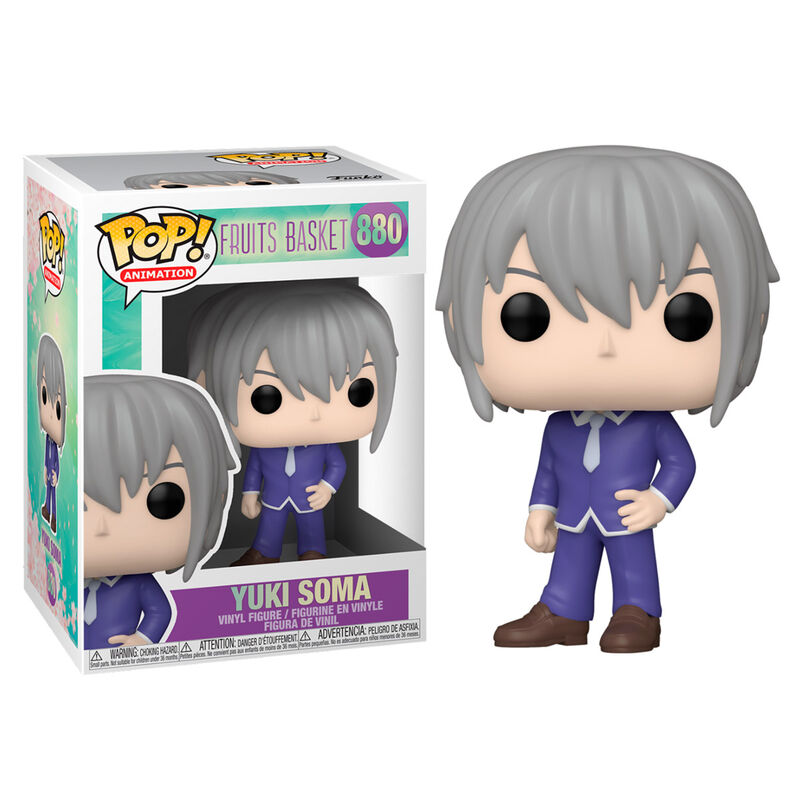 Emballage original Funko POP avec fenêtre transparente montrant Yuki Soma Fruits Basket en vinyle