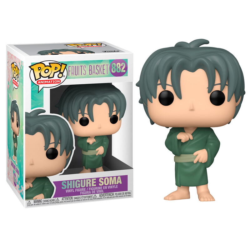 Emballage officiel Funko POP Fruits Basket avec figurine Shigure Soma visible à travers la fenêtre