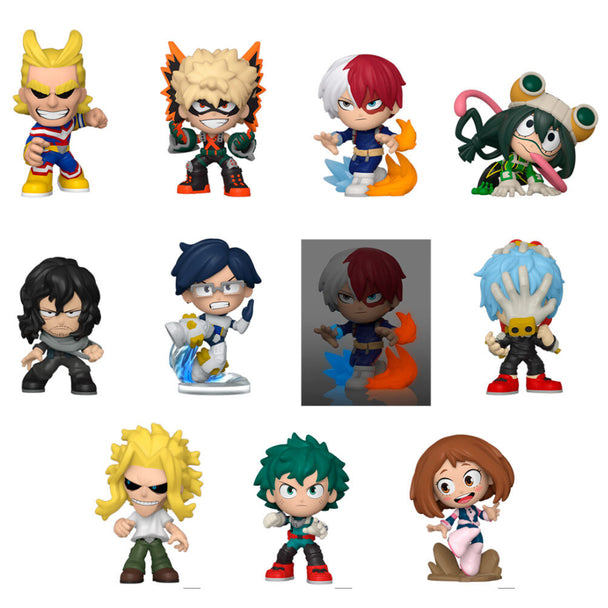 Figurine FUNKO Mystery Minis représentant un héros de My Hero Academia avec un design coloré et détaillé
