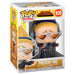 Vue rapprochée de la figurine Present Mic Funko POP avec son micro et sa tenue emblématique de My Hero Academia