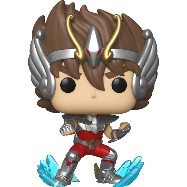 Figurine Funko POP Pegasus Seiya Saint Seiya en vinyle de 9 cm dans sa boîte vitrine avec design détaillé