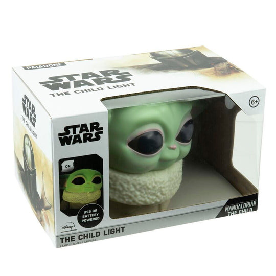 Packaging officiel PALADONE de la lampe 3D Yoda the Child Star Wars The Mandalorian