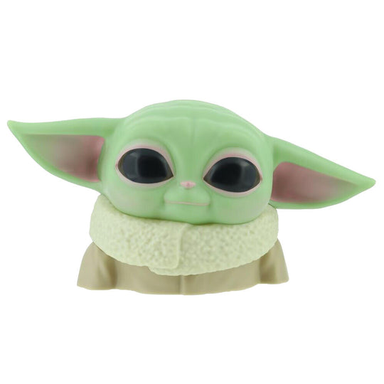 Lampe 3D Star Wars The Mandalorian Yoda the Child vue de face sur fond blanc