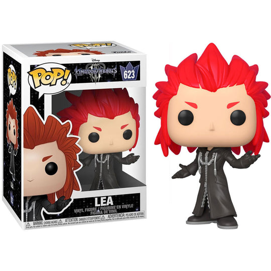 Boîte vitrine de la figurine Funko POP Lea Disney Kingdom Hearts 3, montrant le packaging officiel de la série 2