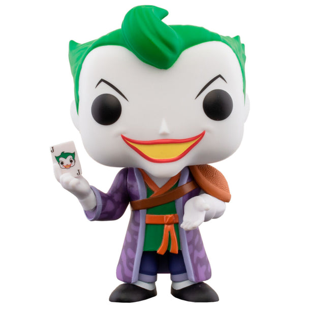 Figurine Funko POP Joker Imperial Palace DC Comics en vinyle de 9 cm dans sa boîte fenêtre