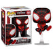 Figurine Funko POP Spider-Man Miles Morales en costume Bodega Cat Suit vue de face avec détails colorés
