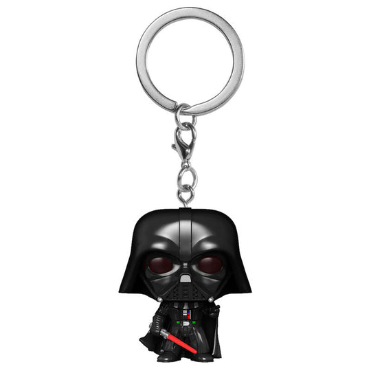 Porte-clés FUNKO Pocket POP représentant Darth Vader de Star Wars vue de face avec détails soignés