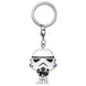 Porte-clés FUNKO Pocket POP représentant un Stormtrooper de Star Wars vu de face sur fond blanc