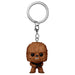 Porte-clés Pocket POP Star Wars Chewbacca FUNKO vu de face avec détails du personnage