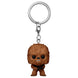 Porte-clés Pocket POP Star Wars Chewbacca FUNKO vu de face avec détails du personnage