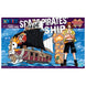 Kit de maquette One Piece Spade Pirates avec pièces en PVC avant assemblage, emballage et instructions visibles