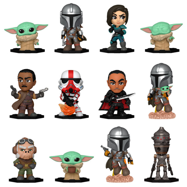 Figurine FUNKO Mystery Minis Star Wars The Mandalorian en vinyle, présentant un personnage emblématique de la série.