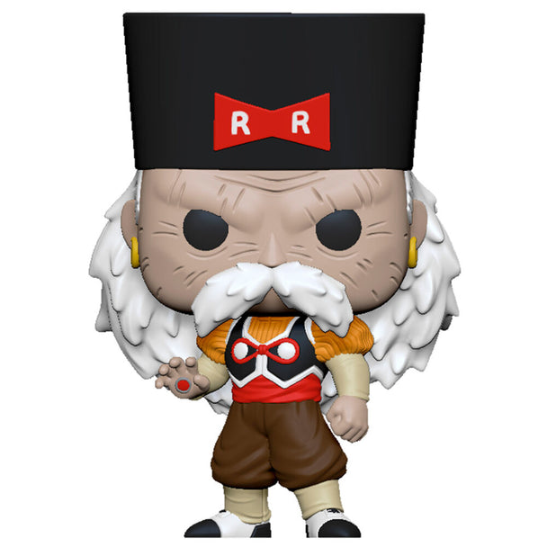 Figurine Funko POP Dr. Gero de Dragon Ball Z en vinyle, hauteur 9 cm, présentée dans sa boîte vitrine série 9