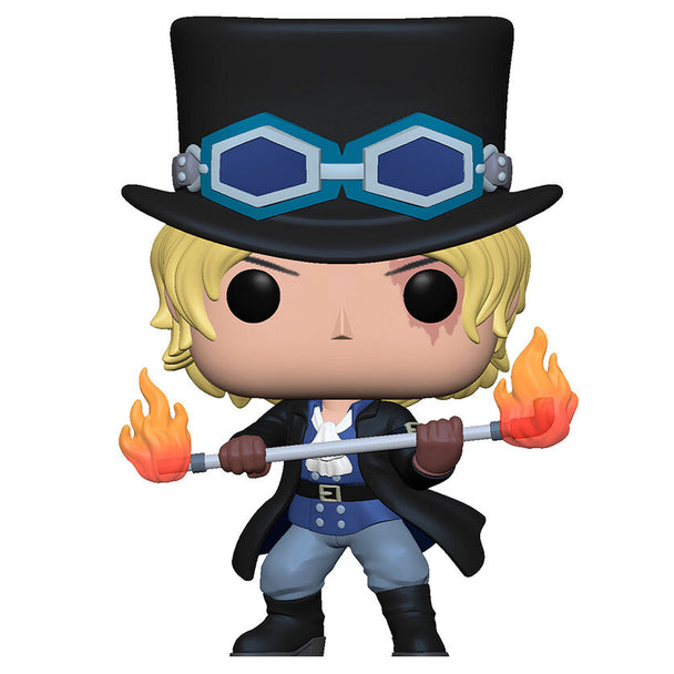 Figurine Funko POP Sabo de One Piece en vinyle de 9 cm dans sa boîte vitrine avec détails soignés