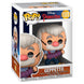 Emballage de la figurine Funko POP Disney Pinocchio Geppetto avec accordéon, vue latérale en boîte cadeau