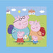 Boîte du puzzle Peppa Pig 60 pièces de CLEMENTONI avec dimensions 29,7x29,7x5,3 cm