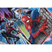 Boîte du puzzle Marvel Spiderman 60 pièces de la marque CLEMENTONI avec illustration colorée et dimensions visibles