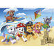 Puzzle Paw Patrol 60 pièces assemblé montrant les personnages colorés de la série pour enfants