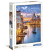 Puzzle assemblé Venice Lighting de CLEMENTONI montrant une vue nocturne lumineuse de Venise