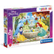 Boîte du puzzle Disney Princess 60 pièces de CLEMENTONI avec dimensions 28,2x20,2x2,8 cm, idéale pour le rangement