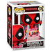 Packaging original de la figurine Funko POP Deadpool 30th Anniversary avec design transparent et coloré