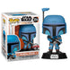 Figurine Funko POP Mandalorian Death Watch Two Stripes en vinyle de 9 cm dans sa boîte vitrine transparente