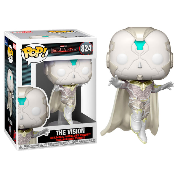 Figurine Funko POP The Vision de WandaVision en vinyle de 9 cm dans sa boîte vitrine