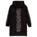 Robe à capuche femme Star Wars DIFUZED vue de face avec motifs originaux sur fond sombre