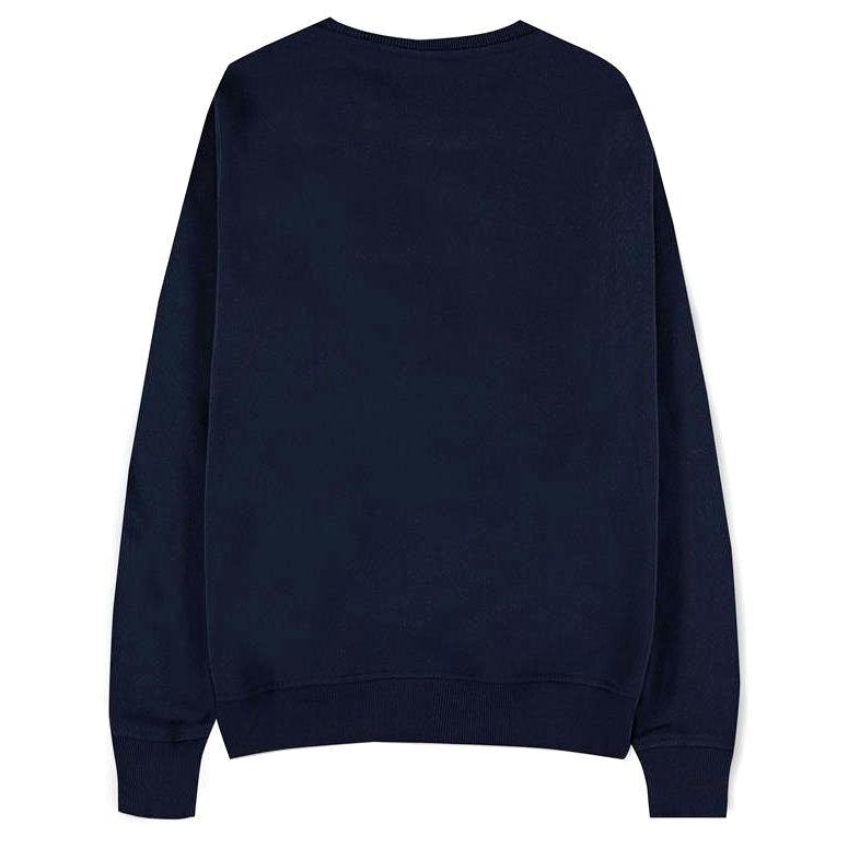 Sweat Harry Potter DIFUZED avec écussons colorés des quatre maisons de Poudlard sur fond noir