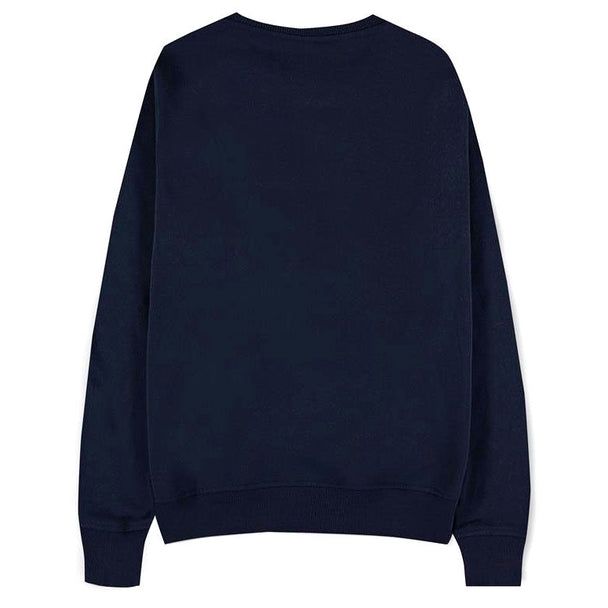 Sweat Harry Potter DIFUZED avec écussons colorés des quatre maisons de Poudlard sur fond noir