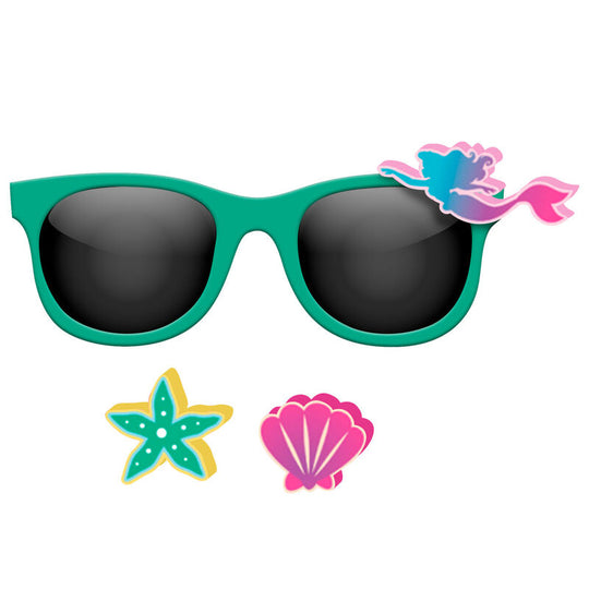 Lunettes de soleil Disney Princess premium avec charms colorés et monture enfantine, protection UV400
