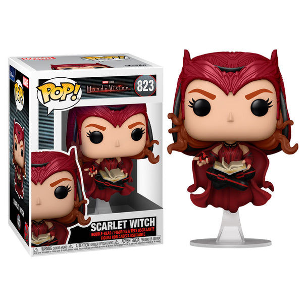 Figurine Funko POP Scarlet Witch de WandaVision en vinyle de 9 cm dans sa boîte vitrine transparente