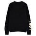 Sweat crewneck Marvel Loki logo DIFUZED en coton et polyester, vue de face avec design clair