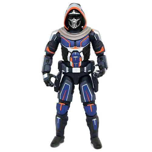 Figurine articulée Marvel Black Widow Taskmaster de 18cm signée DIAMOND SELECT en position dynamique sur fond blanc