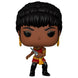 Figurine Funko POP Uhura Star Trek en tenue Mirror Mirror, vue de face dans sa boîte vitrine transparente
