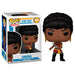 Vue de côté de la figurine Funko POP Uhura Star Trek Mirror Mirror dans sa boîte cadeau collector
